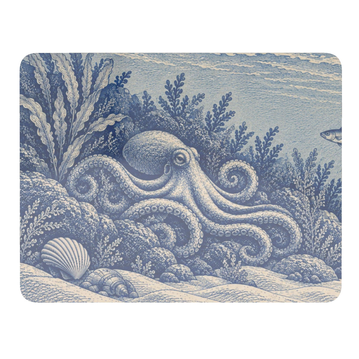 Underwater Panorama Set of 12 Placemats | Coastal Décor