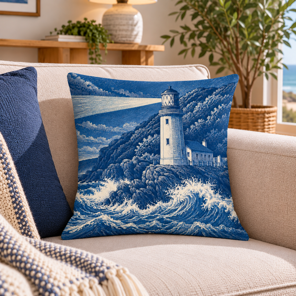 The Shore Cushion with Pad | Coastal Décor