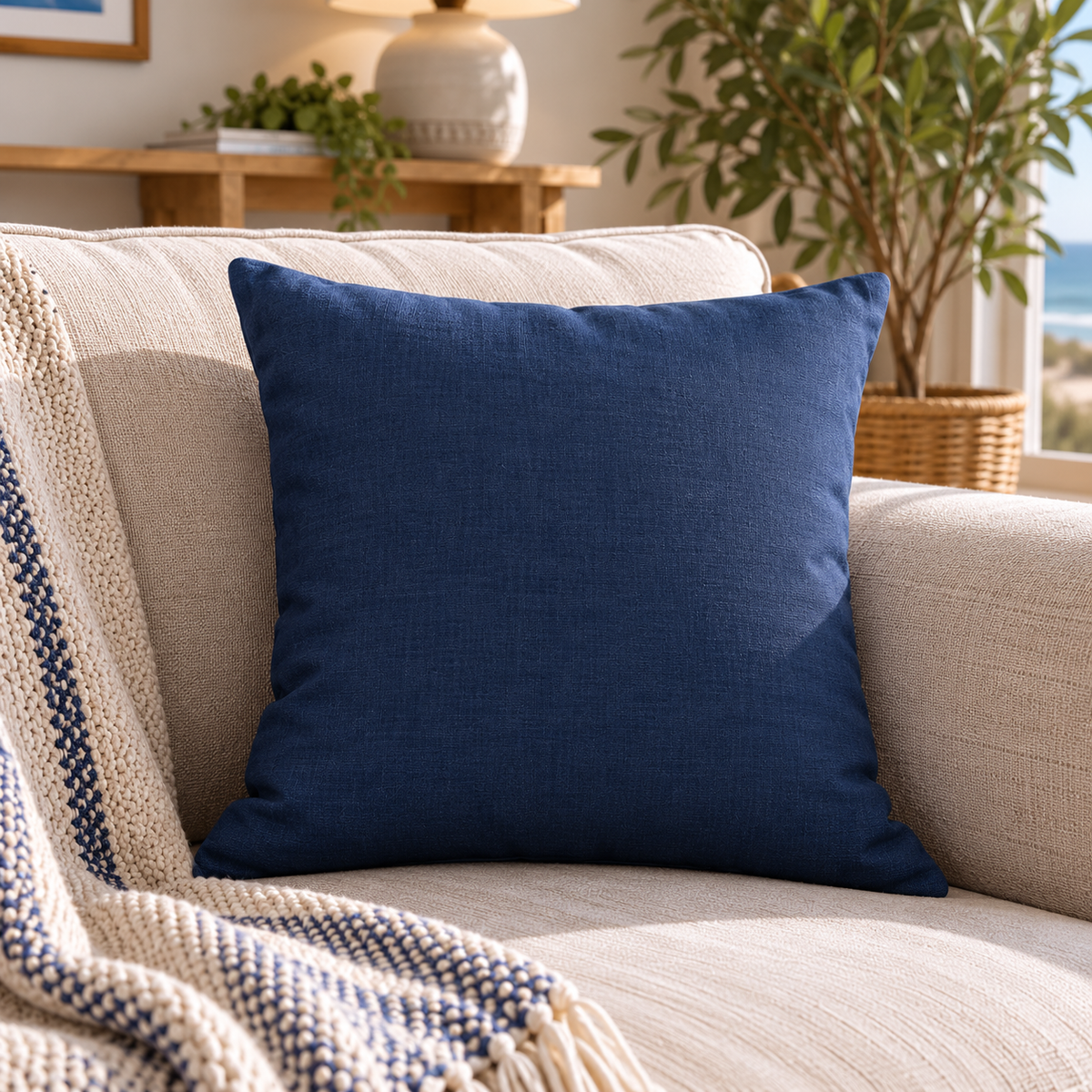 The Ship Cushion with Pad | Coastal Décor