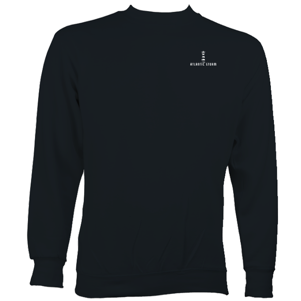 Atlantic Storm Lighthouse Sweatshirt | Coastal Graphic Swearwshirt