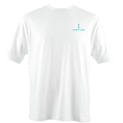 Atlantic Storm Lighthouse Oversize Tee | Coastal Graphic Tee
