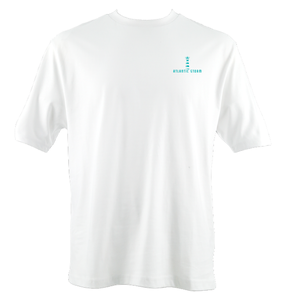 Atlantic Storm Lighthouse Oversize Tee | Coastal Graphic Tee