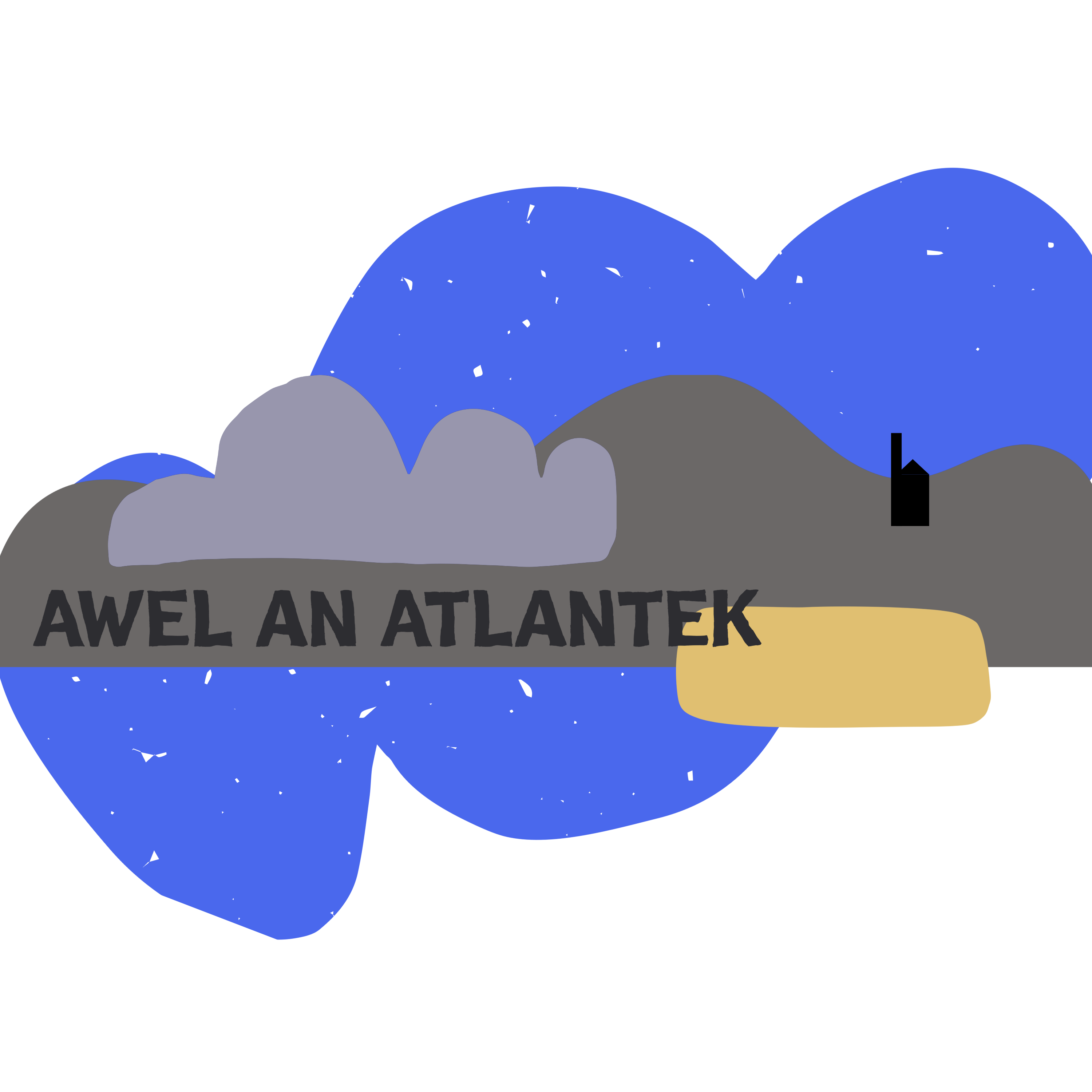 Awel an Atlantek Papercut  Unisex T-shirt