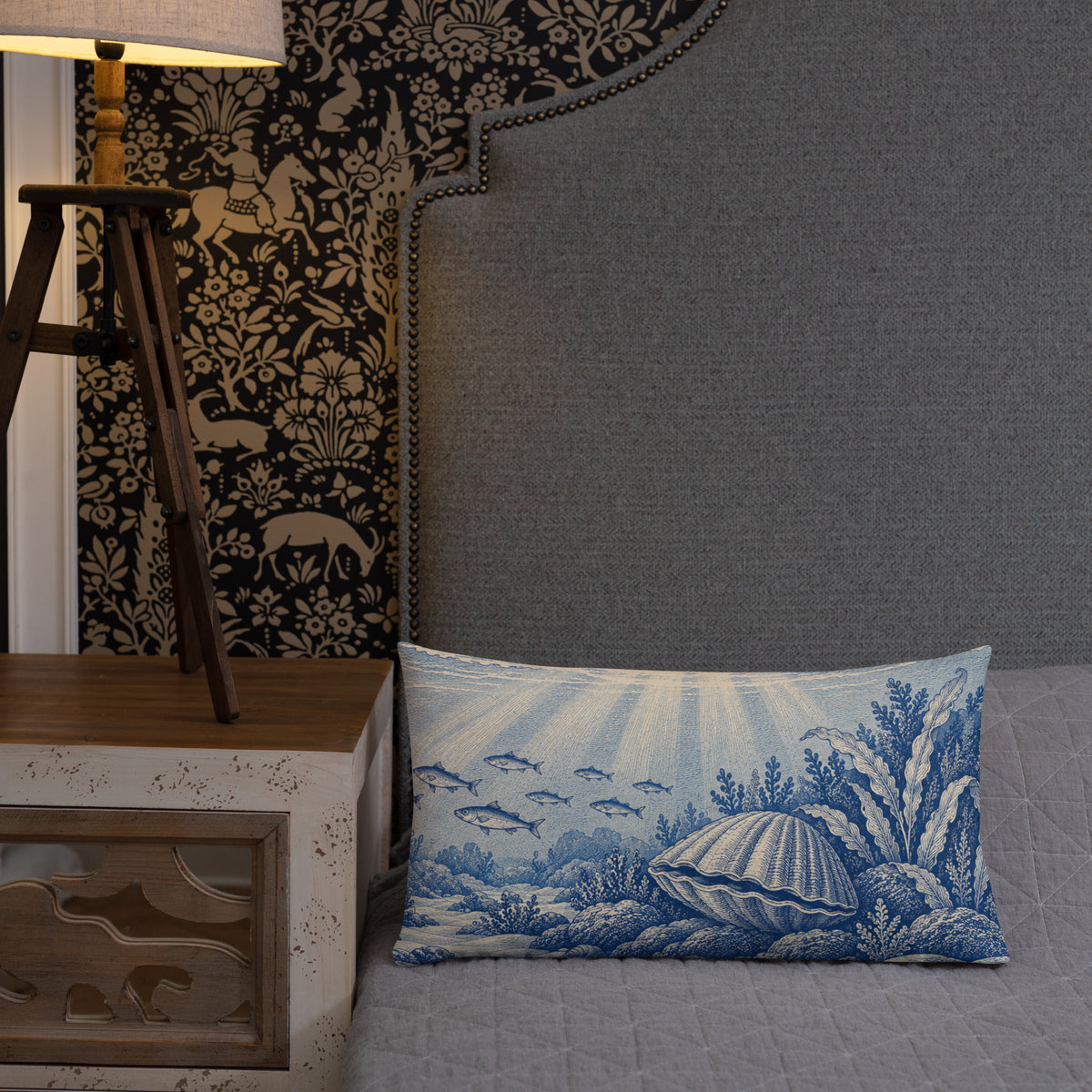 Underwater Panorama Cushions Set of 2 | Coastal Décor